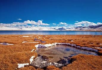 Base camp at Deosei Plateau Tour
